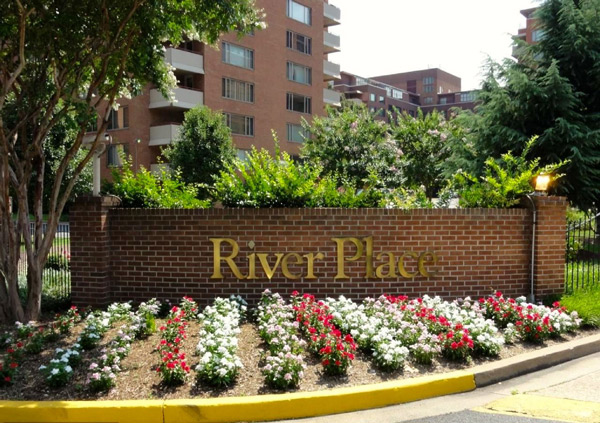 river place sign